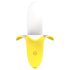 Lonely - oplaadbare waterdichte vibrator - banaan - geel/wit