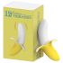 Lonely - oplaadbare waterdichte vibrator - banaan - geel/wit
