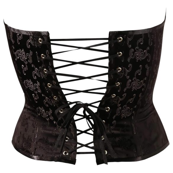 Cottelli - bustier met borduursel - zwart