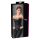 Cottelli - geborduurd party corset (zwart) - XL