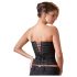 Cottelli - geborduurd party corset (zwart) - XL
