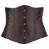 Cottelli Plus Size - satijnen korset - zwart