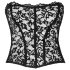 Noir - kanten bustier - zwart - L
