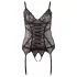 Cottelli - Dames top - Kant met lint - Zwart