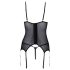 Cottelli - Open Top met Parelversiering (Zwart) - M