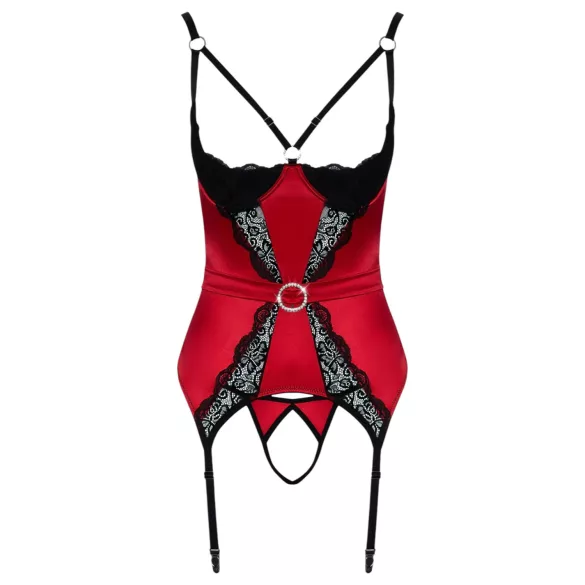 Cottelli - bh set met kant - rood