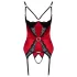 Cottelli - bh set met kant - rood - M