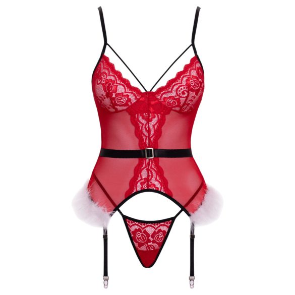 Cottelli - lingerie set kerst - rood