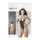 NO:XQSE - Open lichaamstring met strass steentjes - zwart - S-L