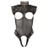 Abierta Fina - body - open stijl - zwart