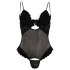Cottelli - Body - Verstelbaar fluweel - Zwart - 85C/L