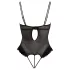 Cottelli - Body - Verstelbaar fluweel - Zwart - 85C/L