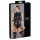 Cottelli Bondage - body zonder mouwen met boeien - glanzend zwart - XL