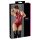 Cottelli Party - Mouwloze glanzende body met rits (rood) - XL