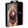 Cottelli Plus Size - bloemen body - zwart/paars