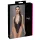 Cottelli Party - body met halsband - glanzend - zwart - M
