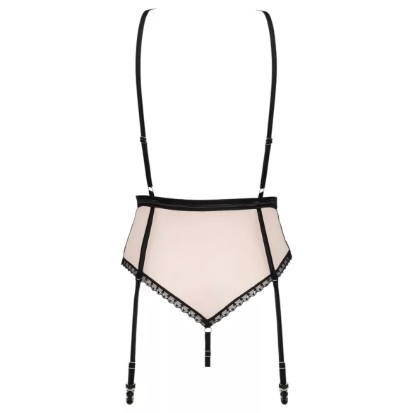 Obsessive Lilines - body met jarretels - roze - L/XL