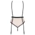 Obsessive Lilines - body met jarretels - roze - L/XL