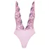 Kissable - body met geborduurde rozen - roze