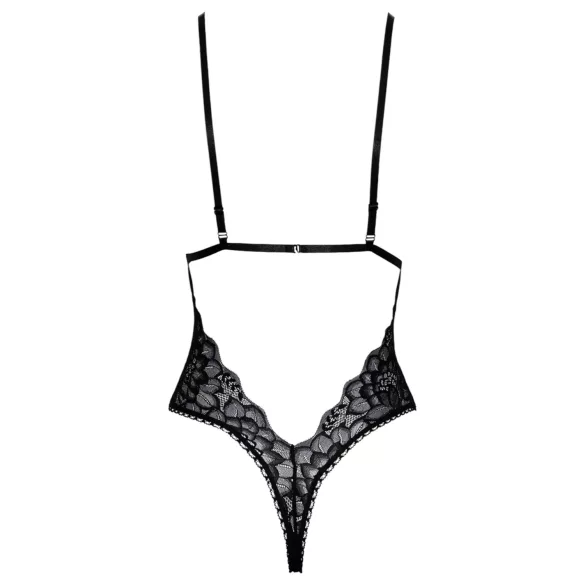 Kissable - kanten body (zwart)