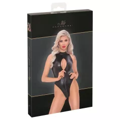 Noir - slangenprint body (zwart)