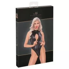 Noir - slangenprint body (zwart) - XL