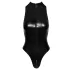 Noir - slangenprint body (zwart) - XL
