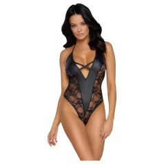 Cottelli Party - body met bloemenprint - zwart - M