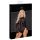 / Noir - luipaardprint, lange mouwen body (zwart) - M
