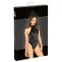 Noir - glanzende body met halternek (zwart)