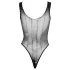Cottelli - net body met strass steentjes - zwart - S-L