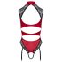 Cottelli - kanten body met halternek - rood