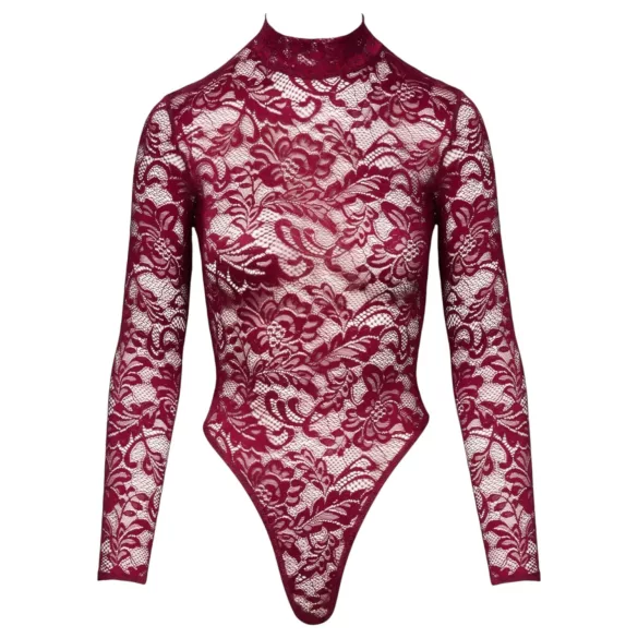 Cottelli - doorzichtig kanten body (rood) - L