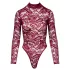 Cottelli - doorzichtig kanten body (rood) - L