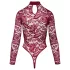 Cottelli - doorzichtig kanten body (rood) - L