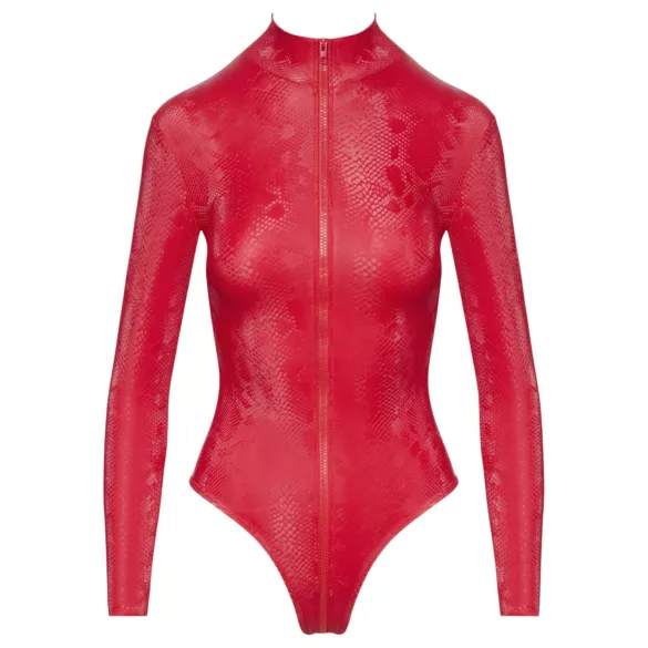 Cottelli - body lingerie - slangenprint - rood