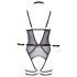 Cottelli Bondage - Open body met armboeien (zwart) - M