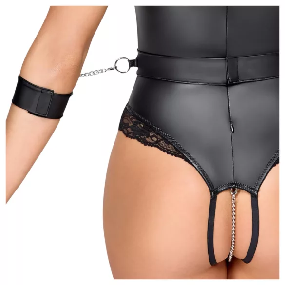 Cottelli Bondage - open cup body - zwart - L