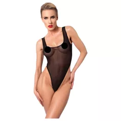 Noir - doorzichtige body (zwart) - L