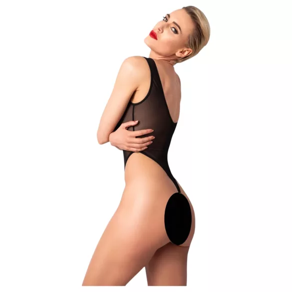 Noir - doorzichtige body (zwart) - XL
