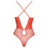 Cottelli - Kanten Body met Kruisbanden (rood)
