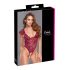 Cottelli - body met kant en parels - rood - L