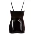 Cottelli - glanzende jurk met veters (zwart) - M