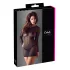 Cottelli - transparante jurk - zwart - XL