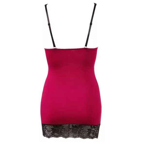 Cottelli - jurk met vetersluiting - rood - exclusief design