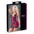 Cottelli - jurk met vetersluiting - rood - exclusief design - M