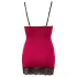 Cottelli - jurk met vetersluiting - rood - exclusief design - M