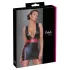 Cottelli Party - gestreepte, aansluitende jurk (zwart-rood) - XL
