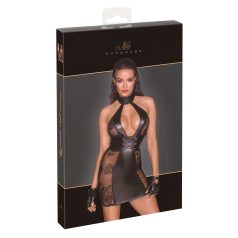 Noir - veters mini-jurk (zwart)