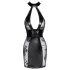 Noir - veters mini-jurk (zwart) - L